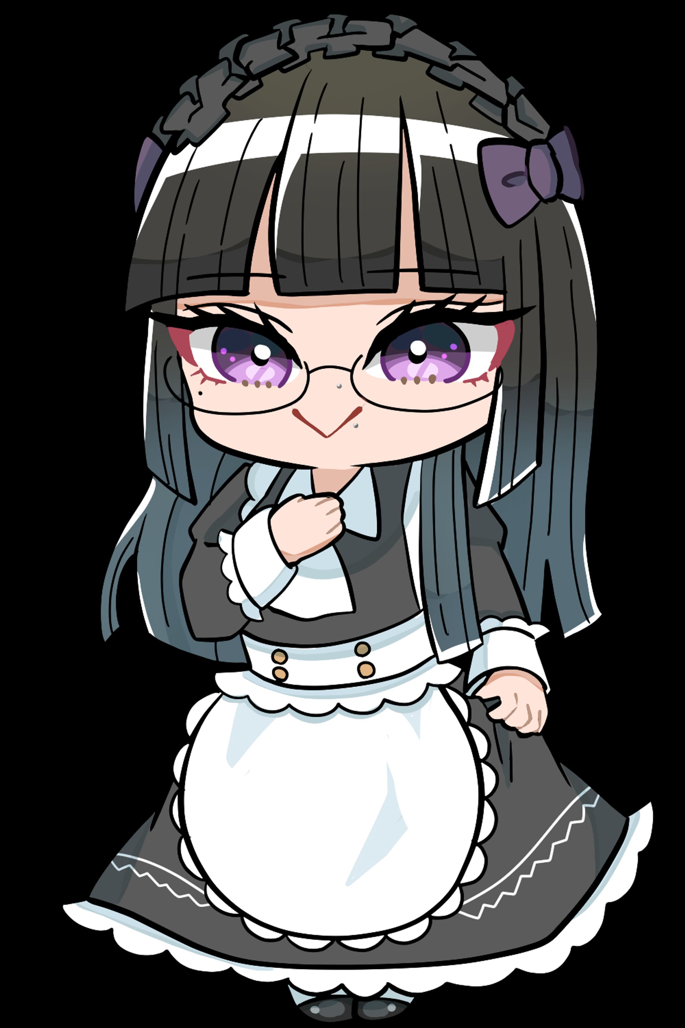 おれのメイド。様　所属メイドイラストデザイン-1