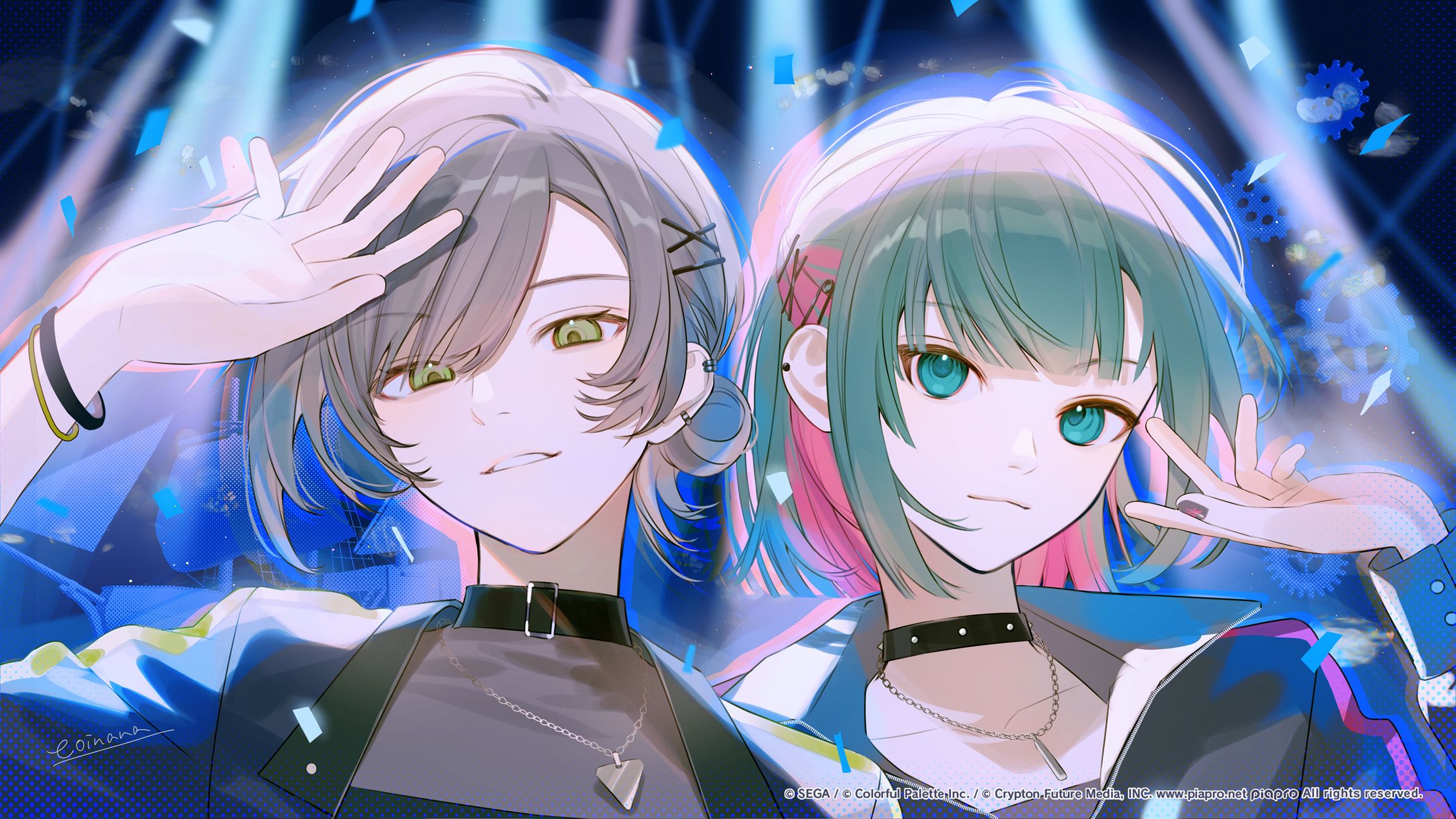 プロセカ5周年カウントダウンイラスト