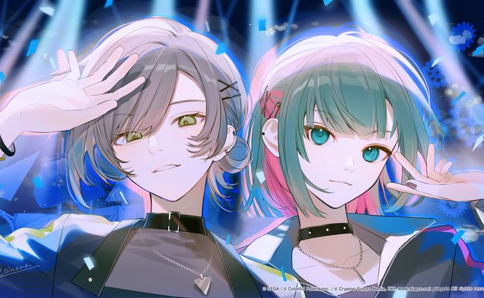 プロセカ５周年カウントダウンイラスト