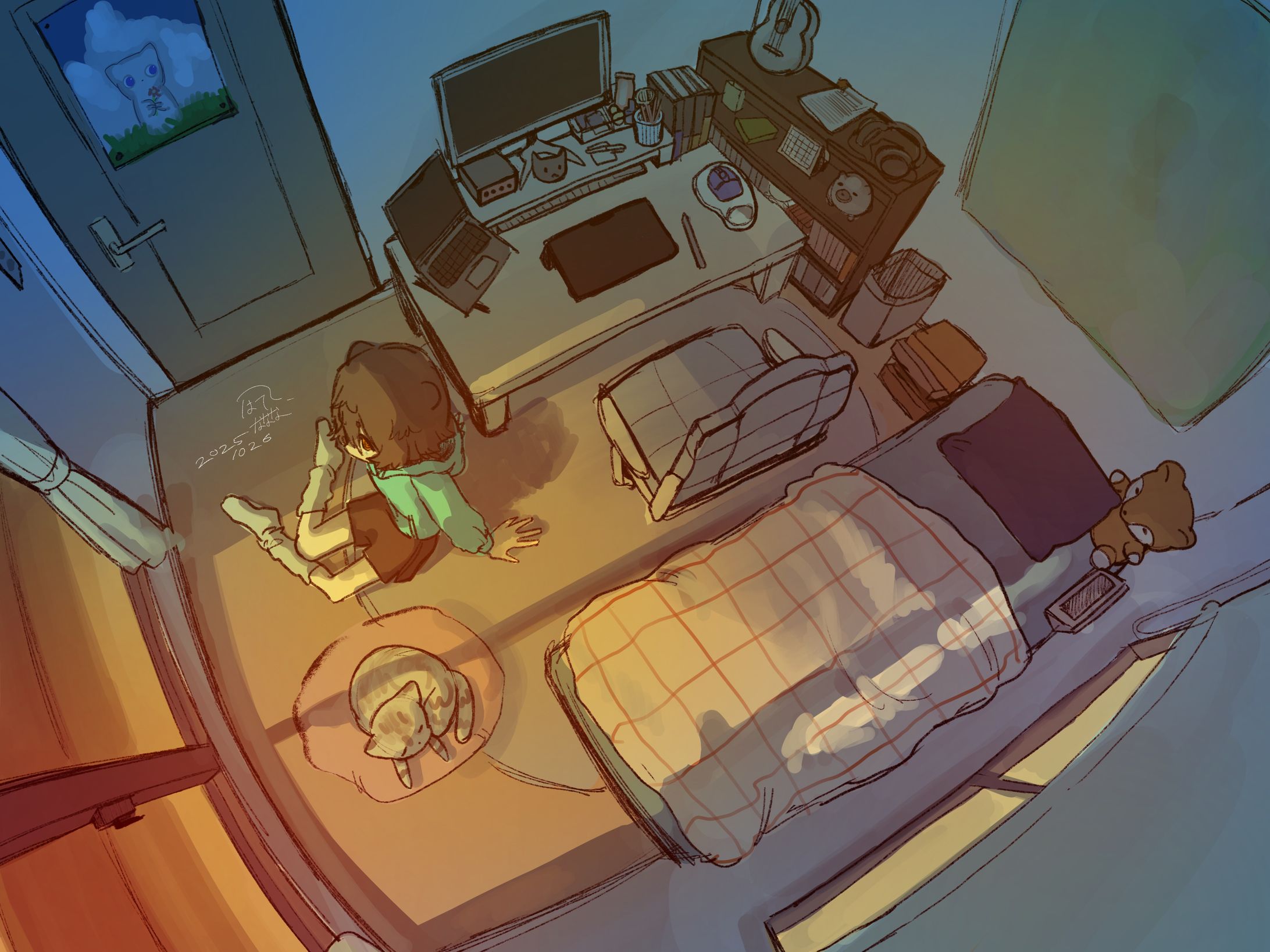 【Vtuber】イラスト制作【はてななな】-1