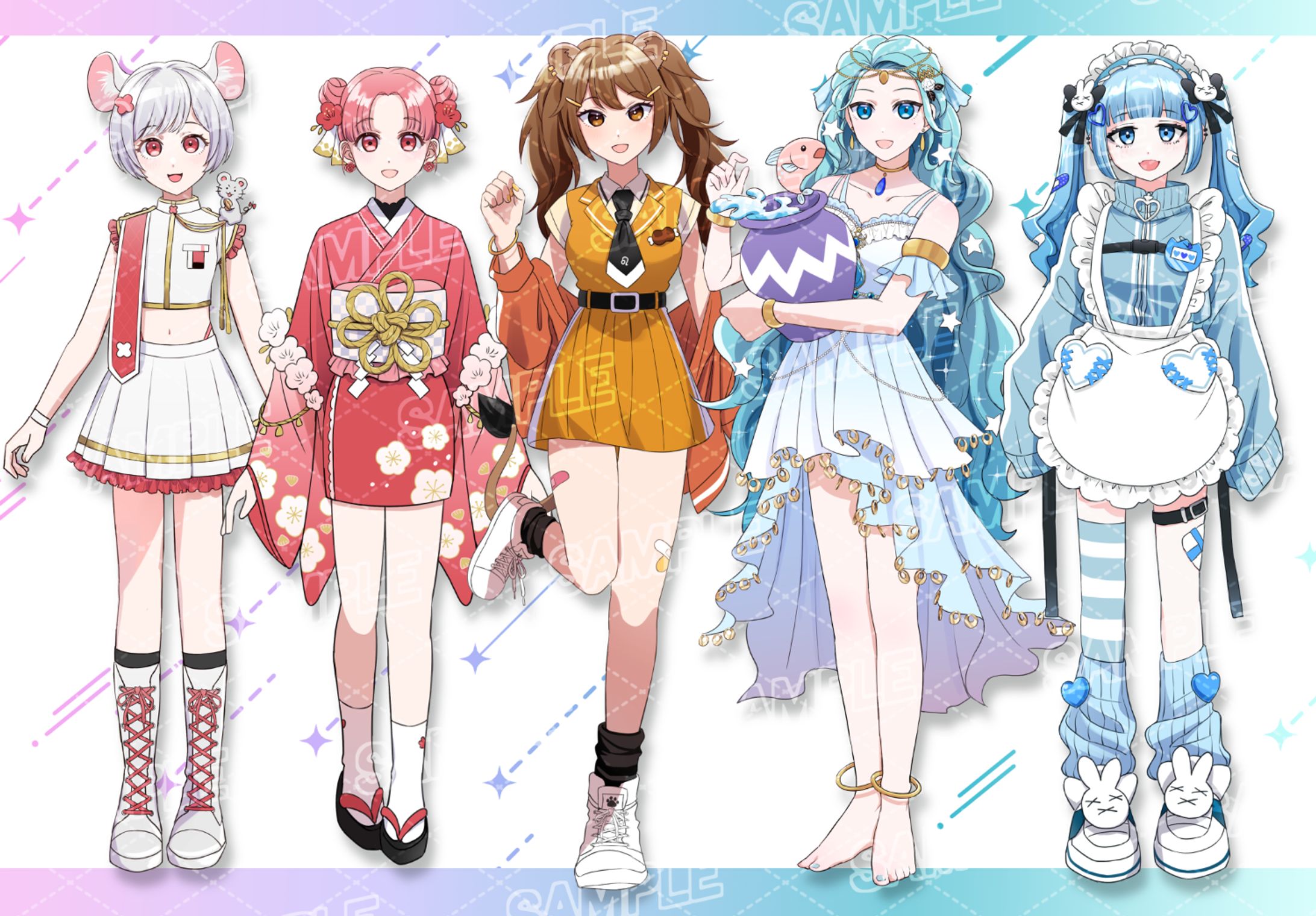【お仕事実績】IRIAM用立ち絵-1