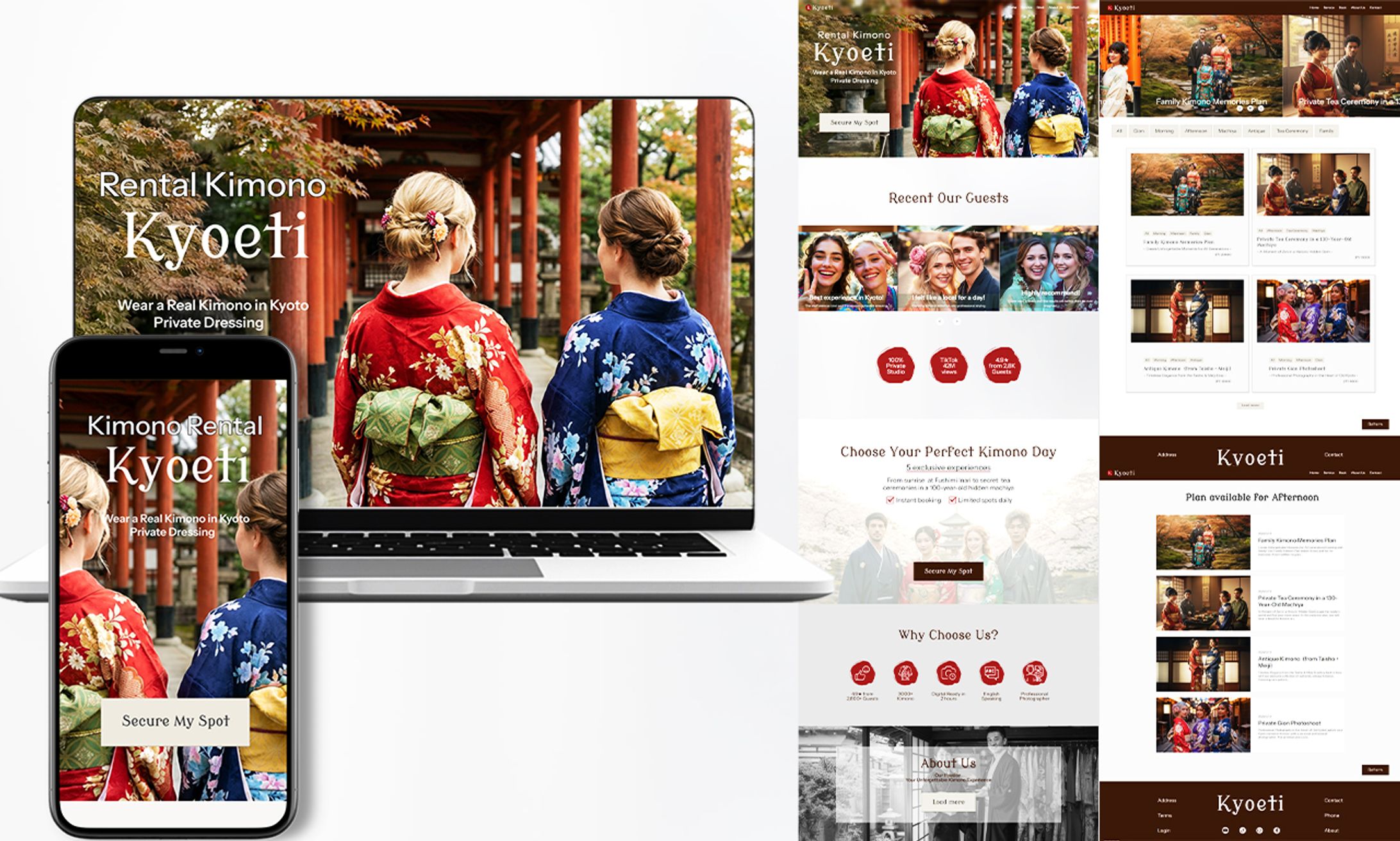 着物レンタルサービスWebサイト制作-1