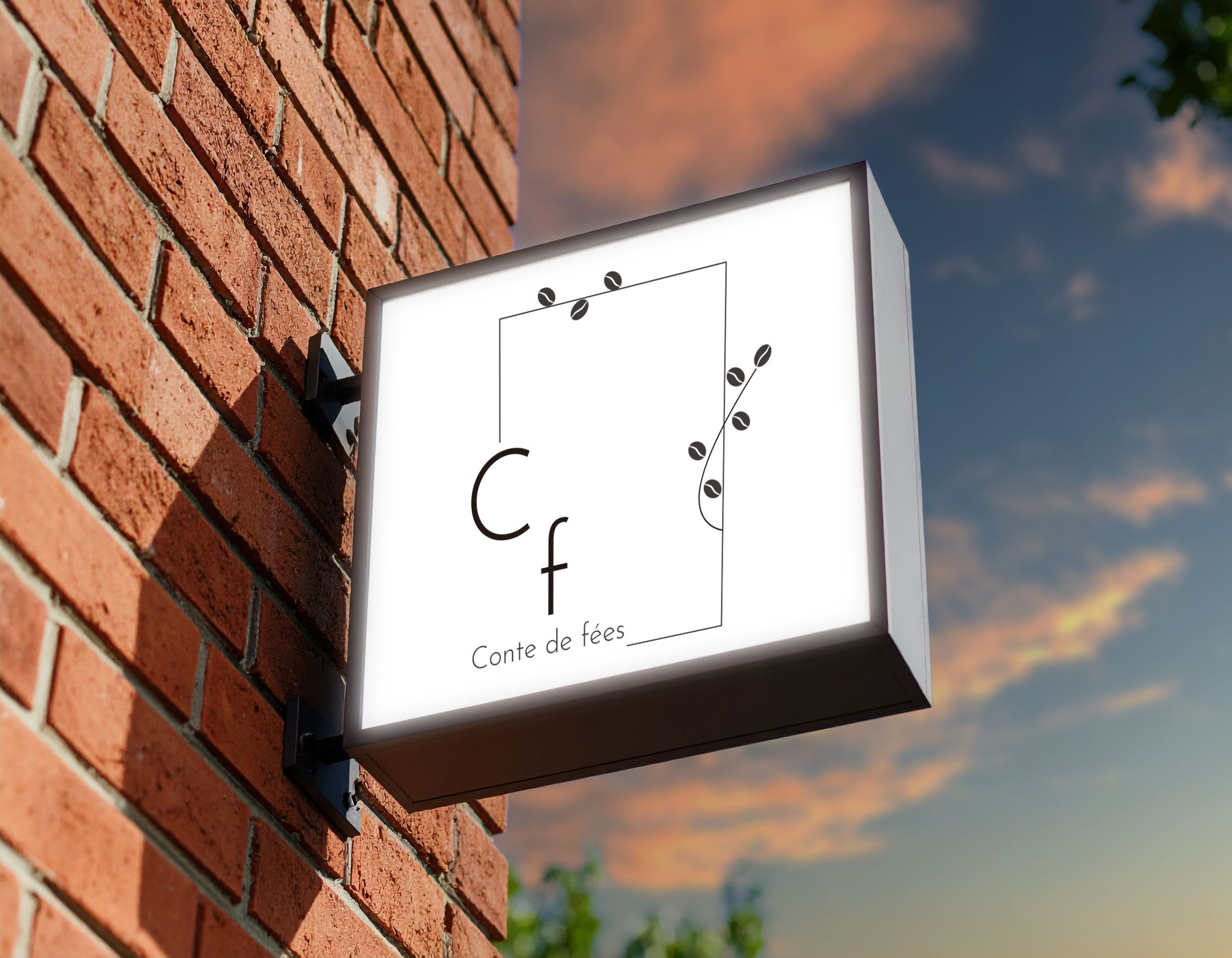 カフェのロゴマーク-1