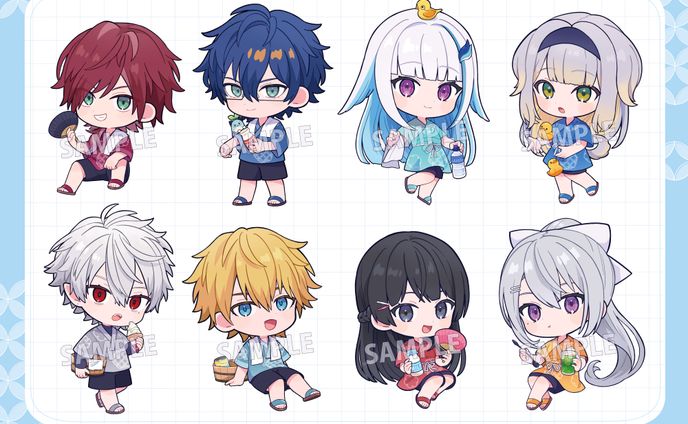 にじさんじ×極楽湯 RAKU SPA コラボ第三弾