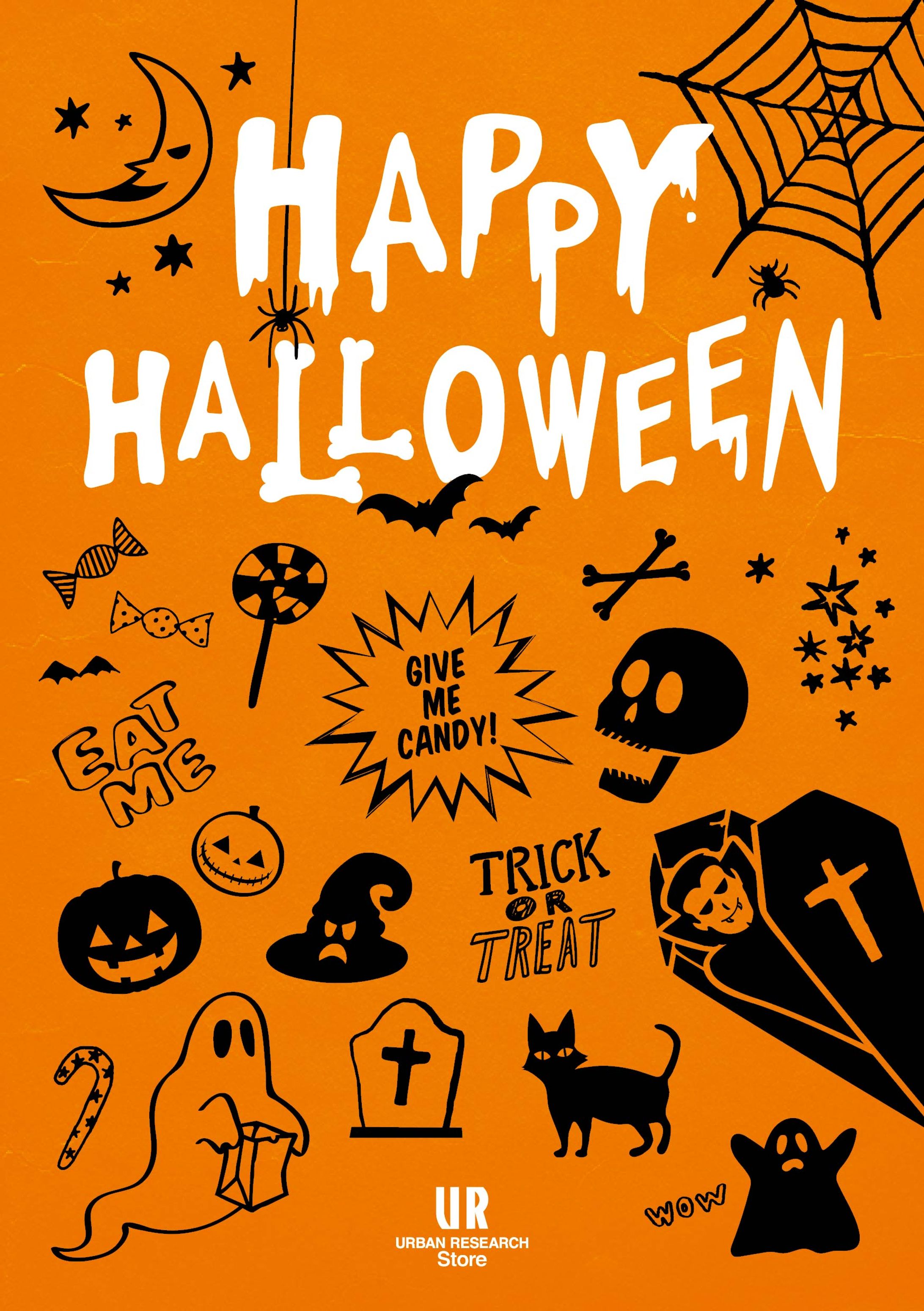 URBAN RESEARCH Storeのハロウィンイベント販促物-1