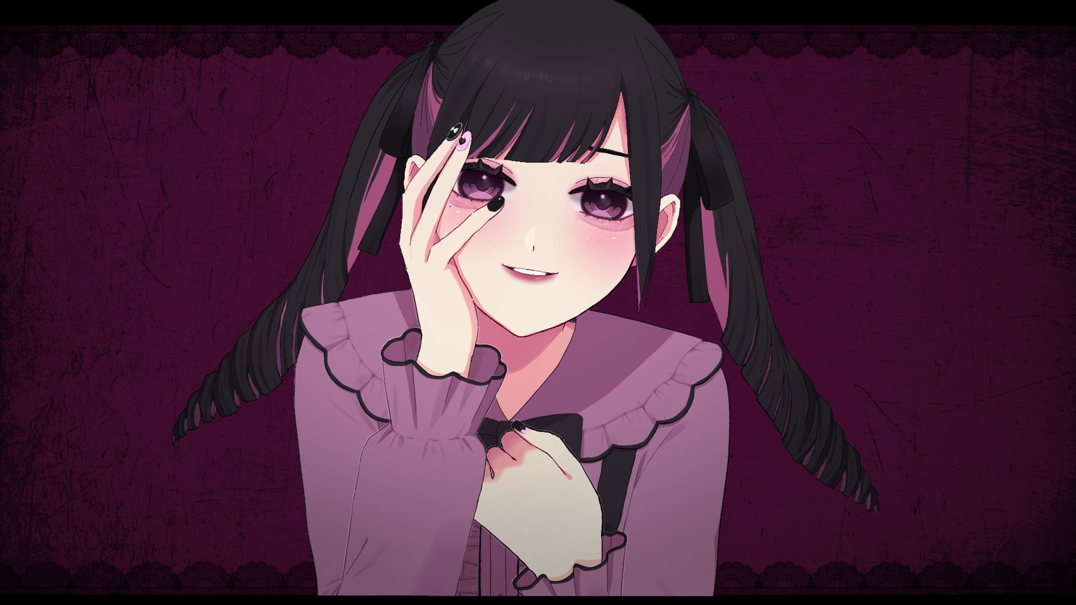 ボカロ曲サムネ 「妄想朦朧少女」-1