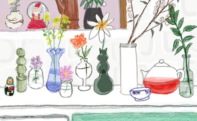 #illustration #studioclip #kitchen#chara