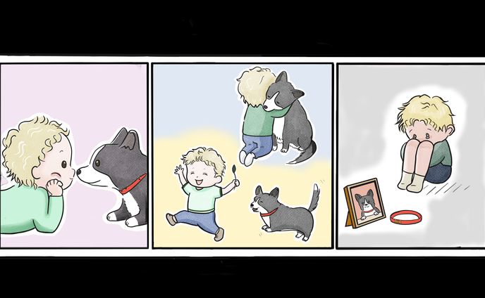 英語教材の挿絵
