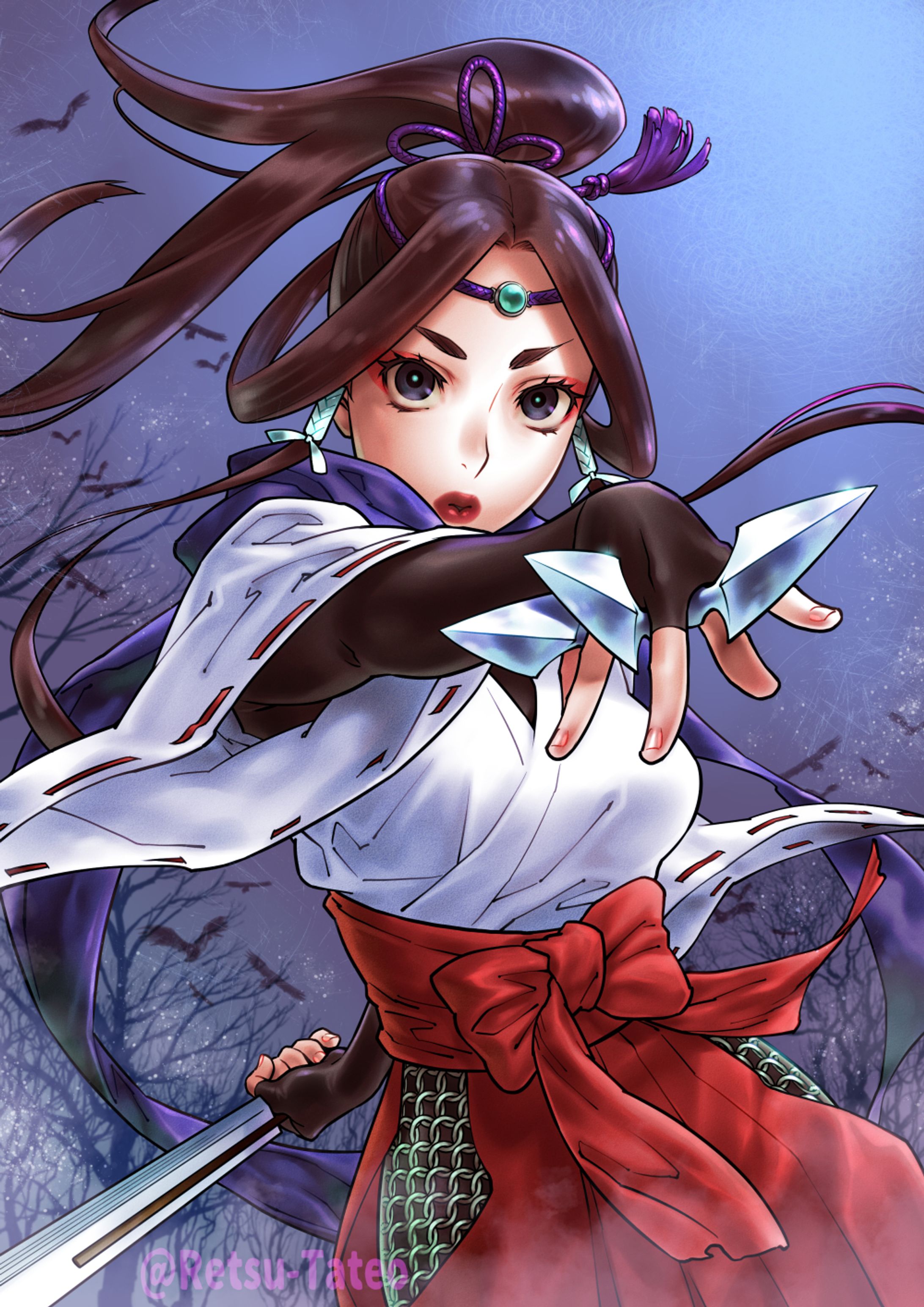 MochiZuki-Chiyome/ Tohkiden2 Mitama card design (2016)-1