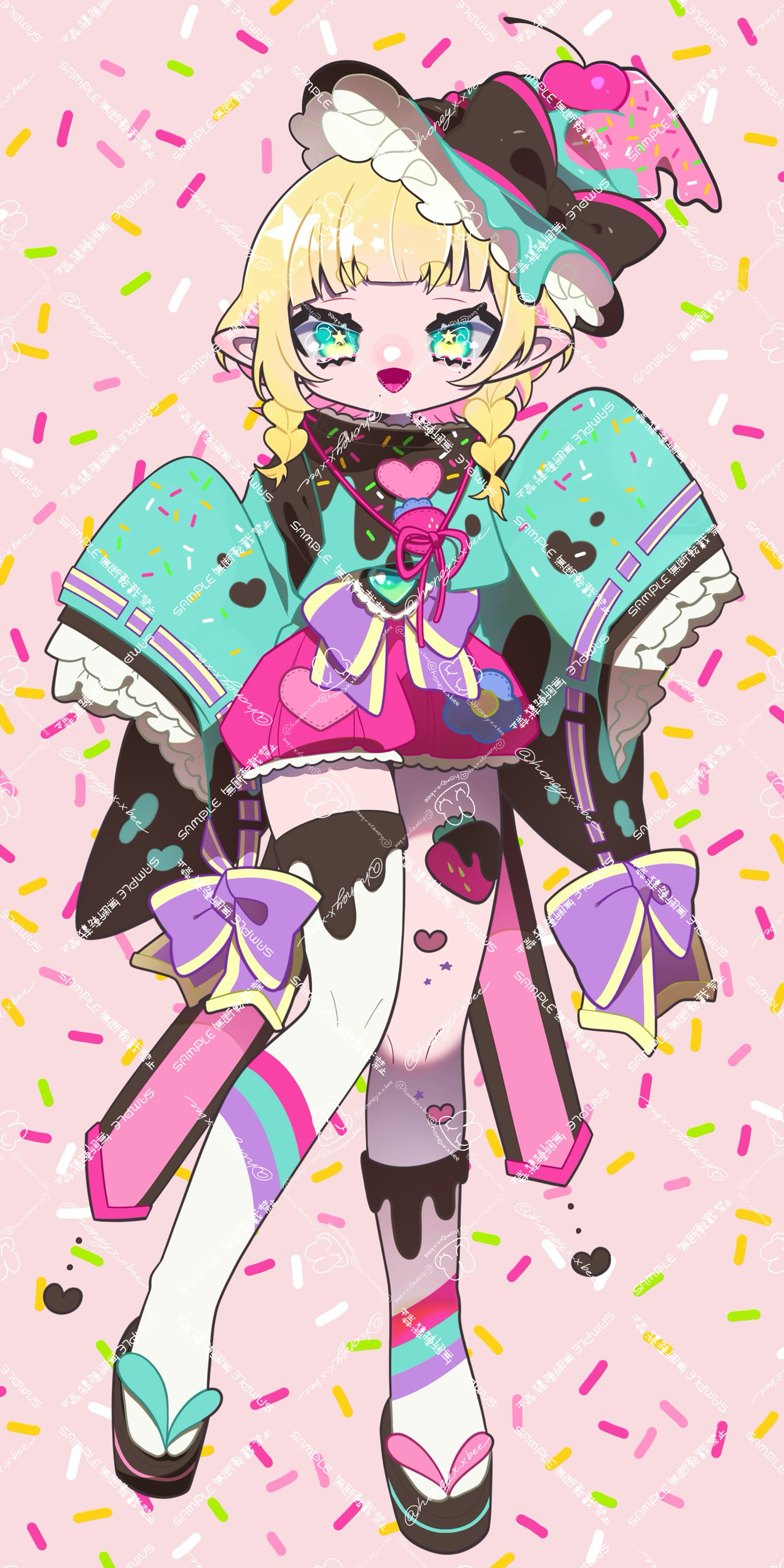 めるとるーちぇ様 IRIAM配信用立ち絵 -1