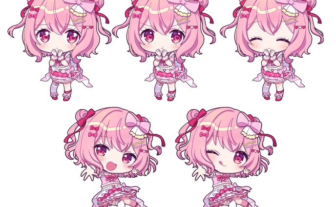 苺咲べりぃ様ミニキャライラスト