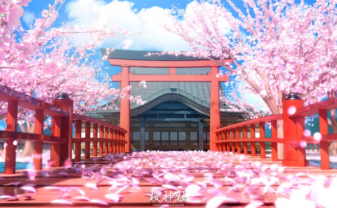 【自主制作】桜神社
