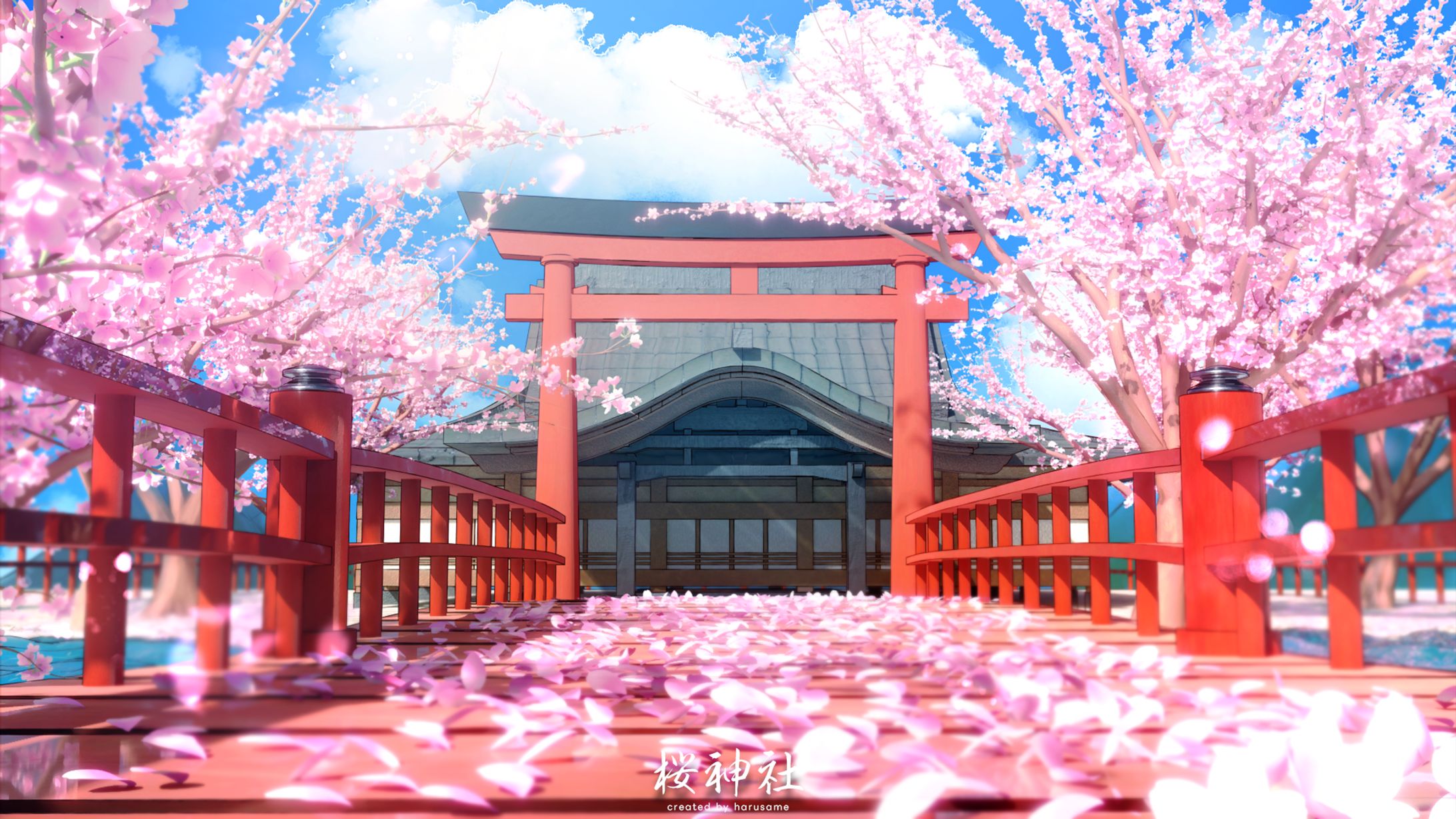 【自主制作】桜神社-1