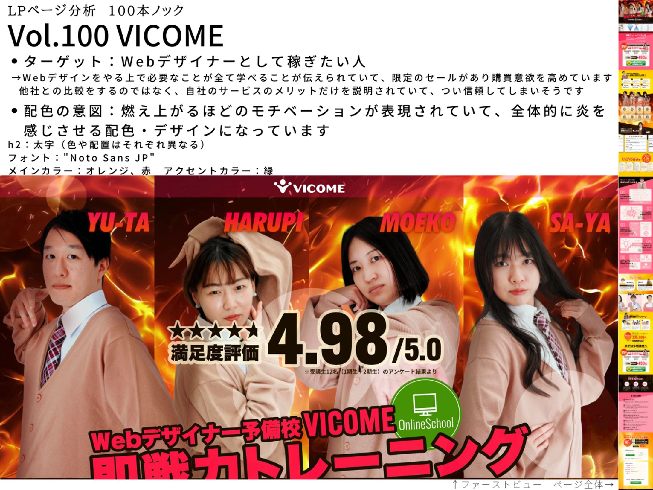 LP分析vol.100　VICOME-1