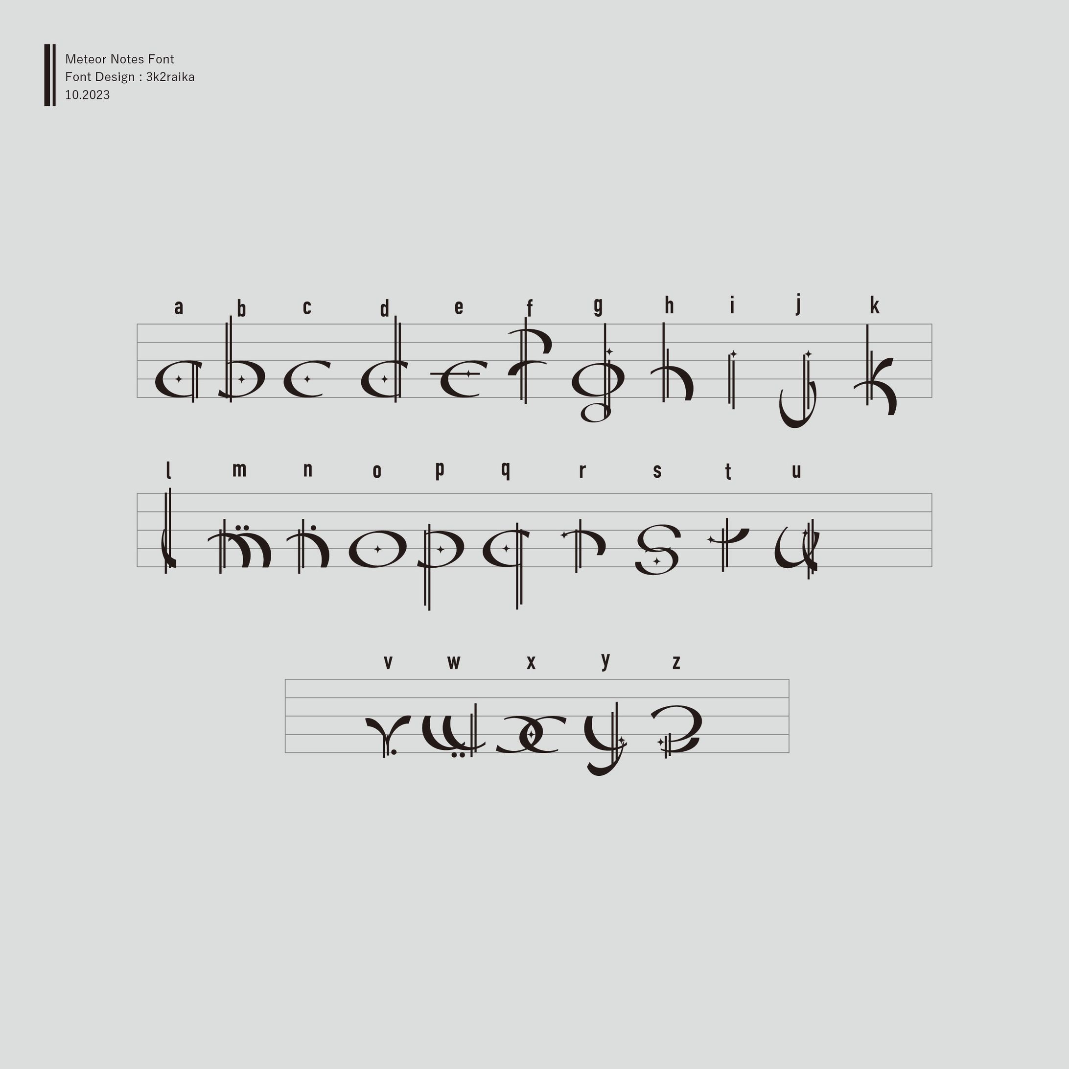 Meteor Notes Font-1
