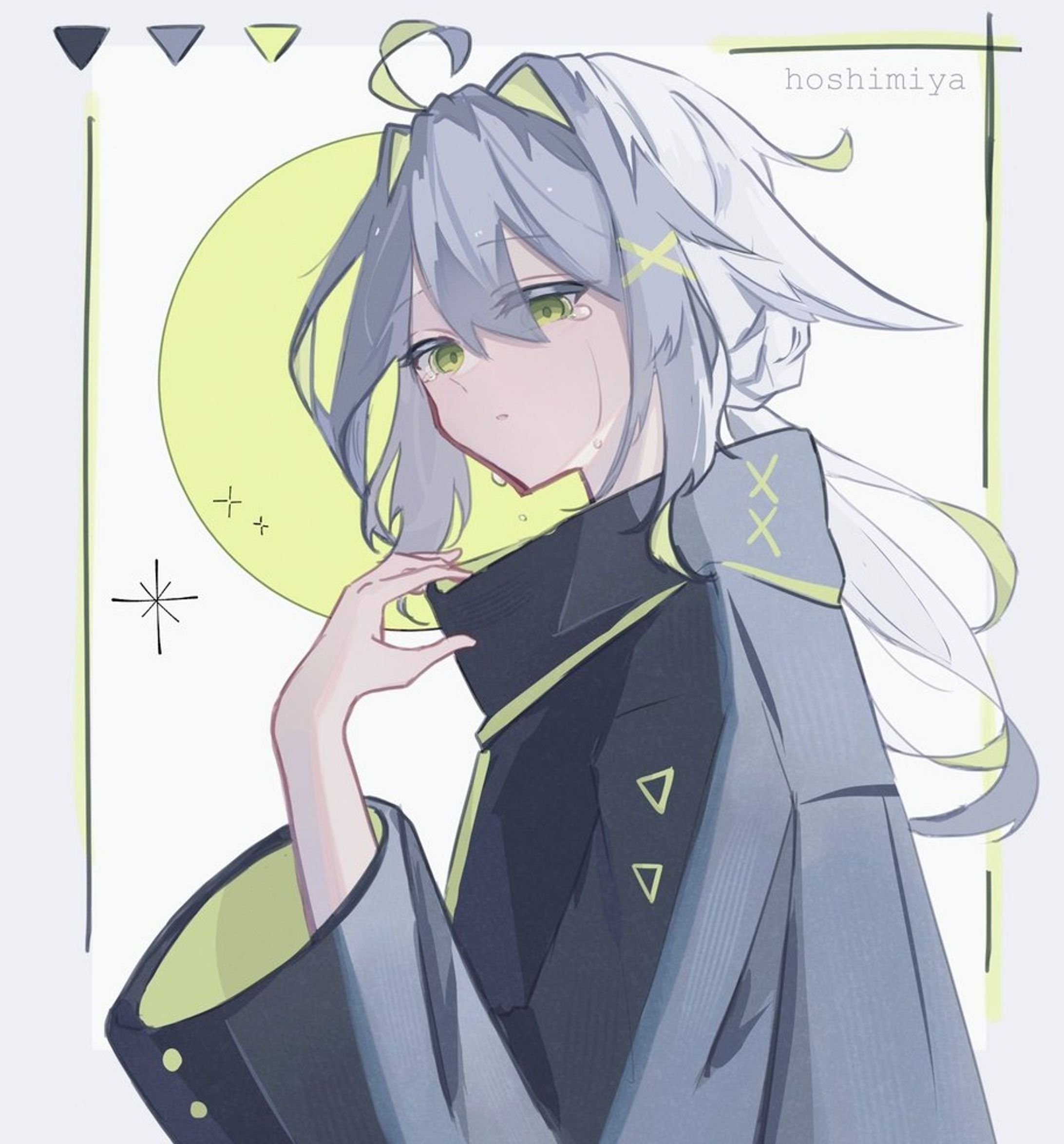 白髪×緑-1