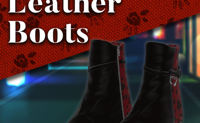 【44アバター対応】Okome's Leather Boots【VRC想定】