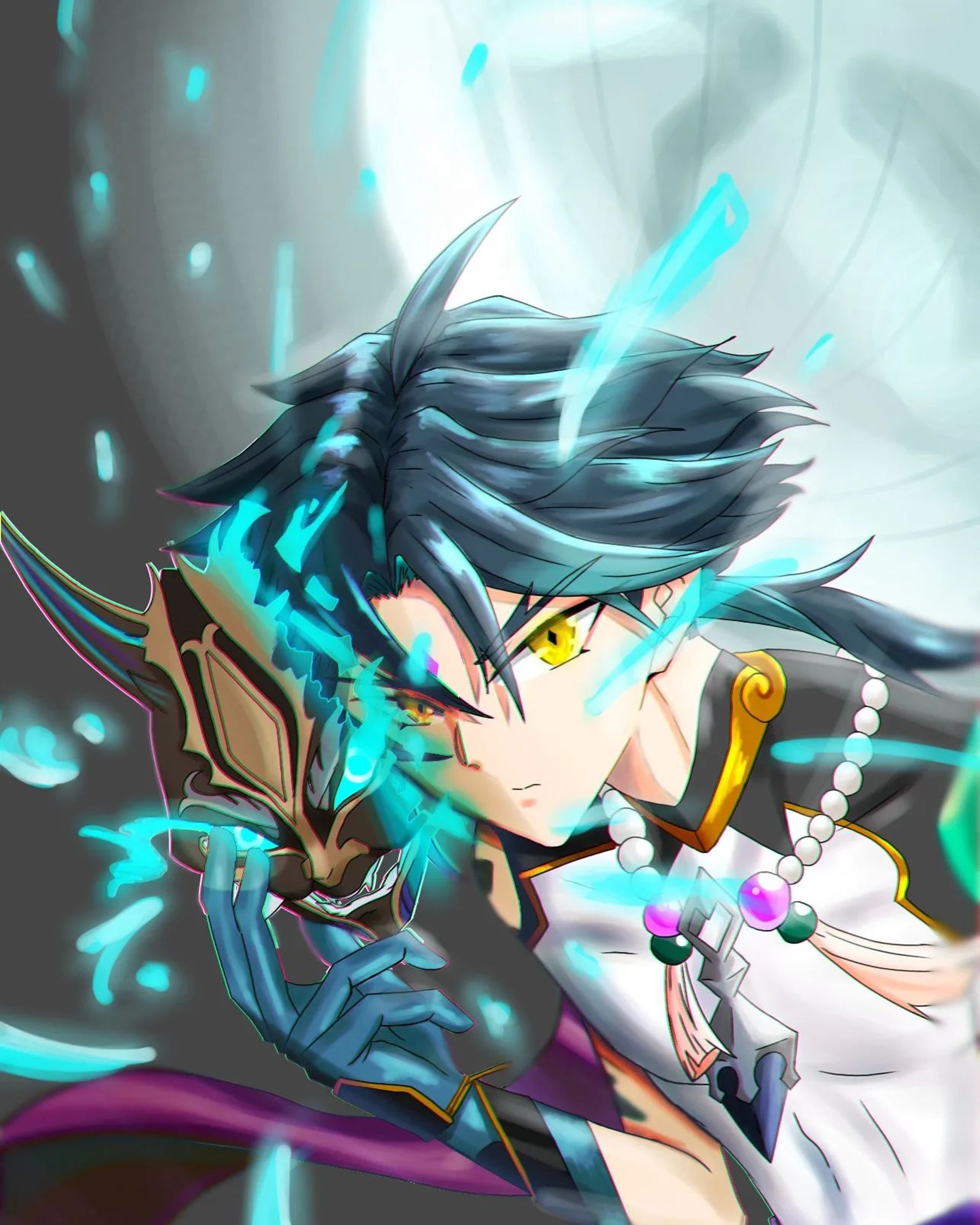 #原神 #genshinimpact #魈 #デジタルイラスト #digitalart-1