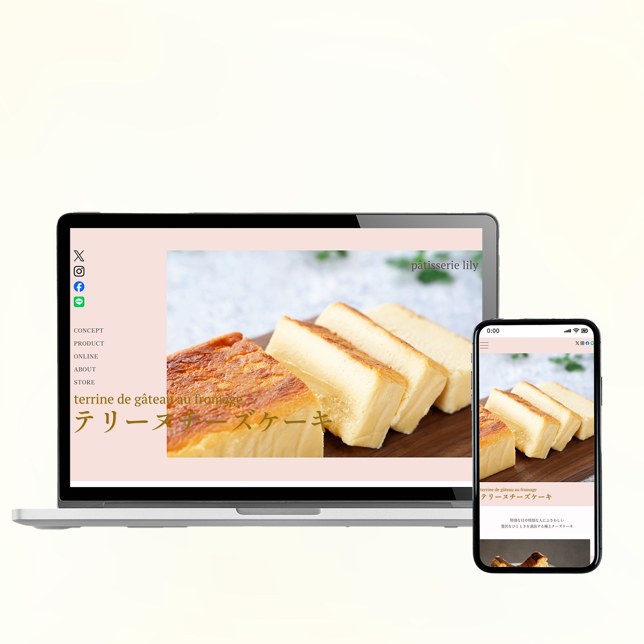 テリーヌチーズケーキ拡販LP-1