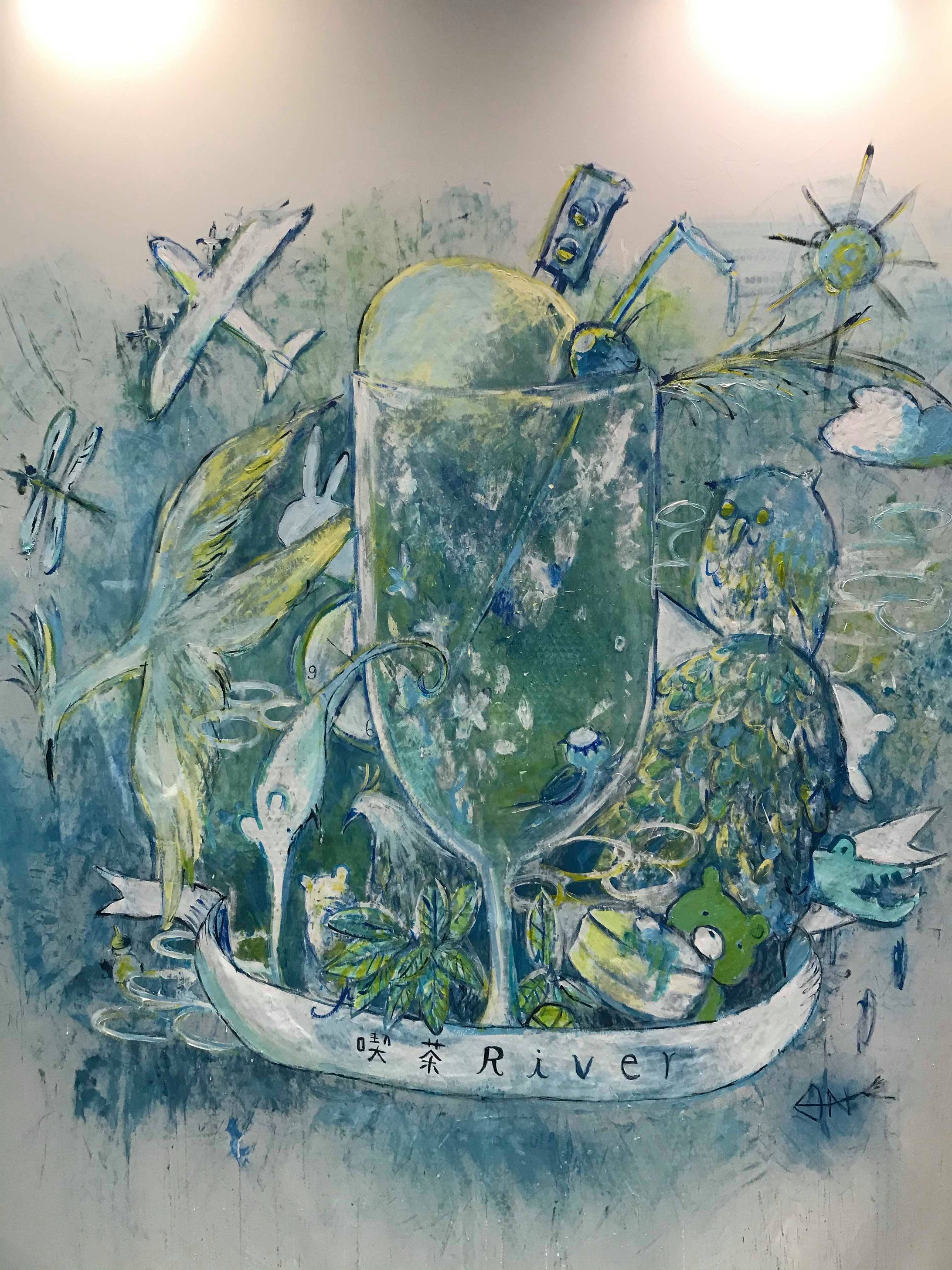 【Livepainting】喫茶River２０２０-1