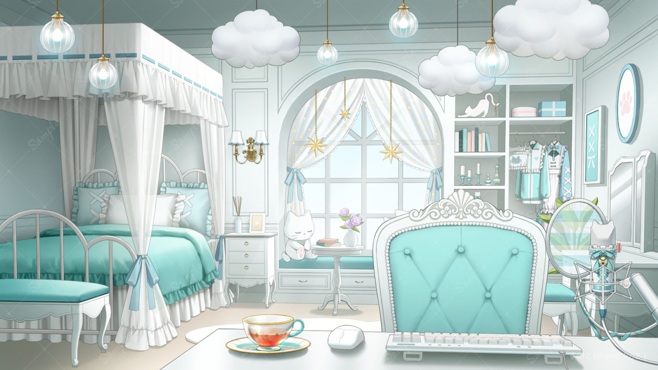 一絲るい様｜配信背景-1