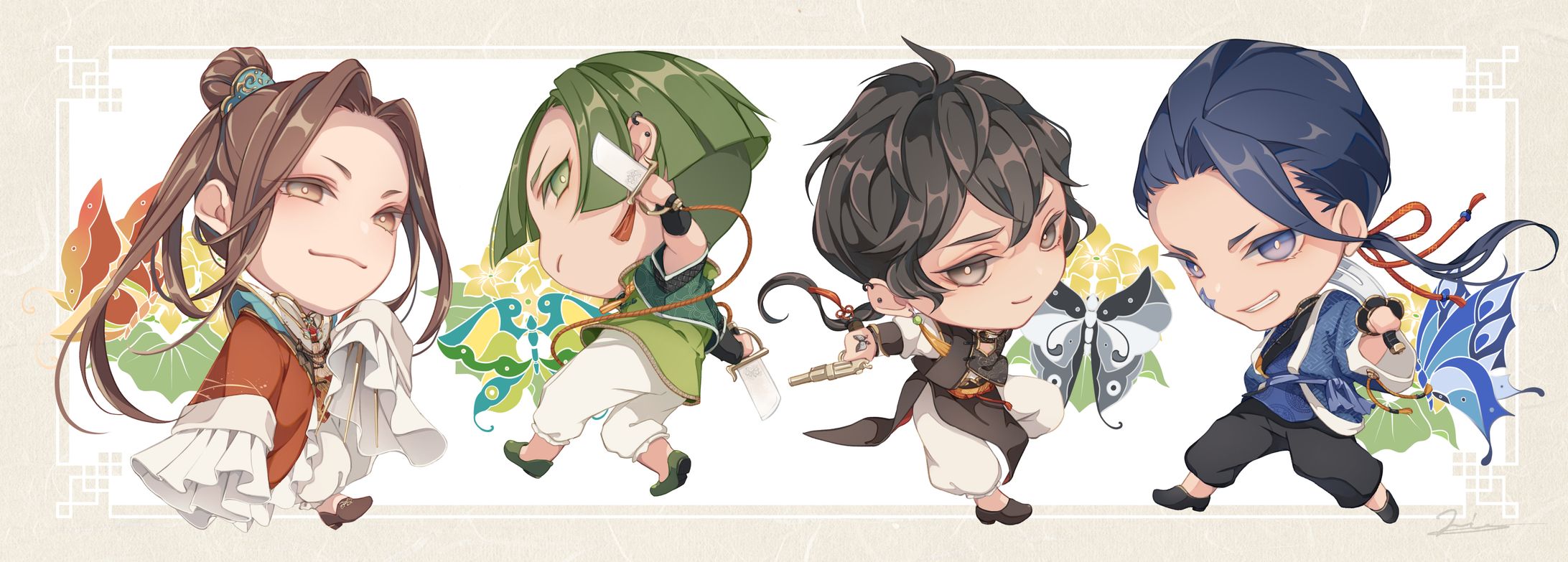 【お仕事】「夜来香の柩」SDキャラ-1