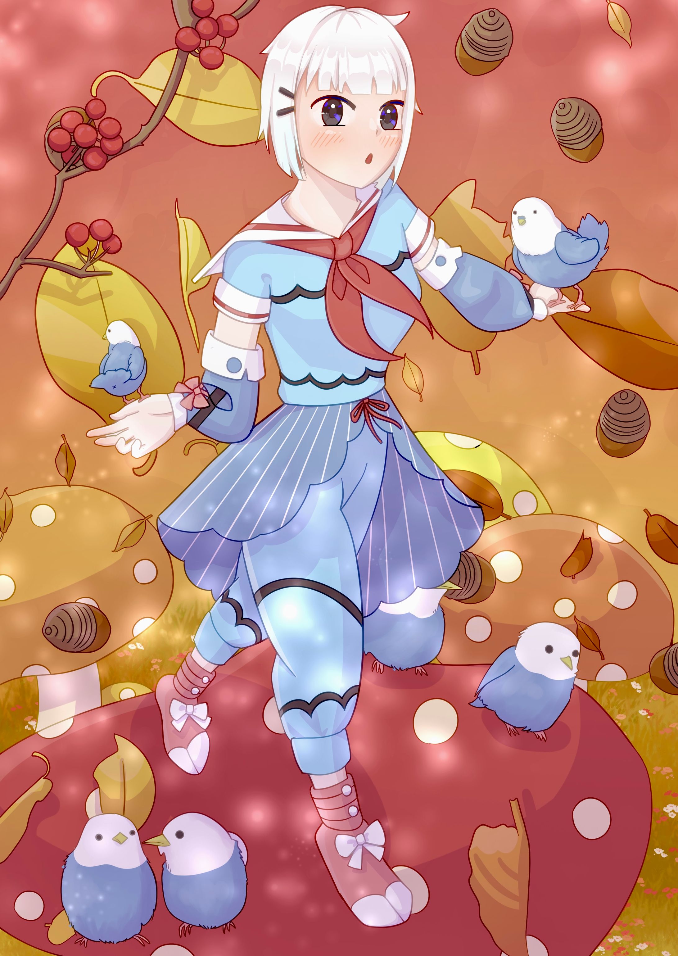 秋色の青い鳥-1