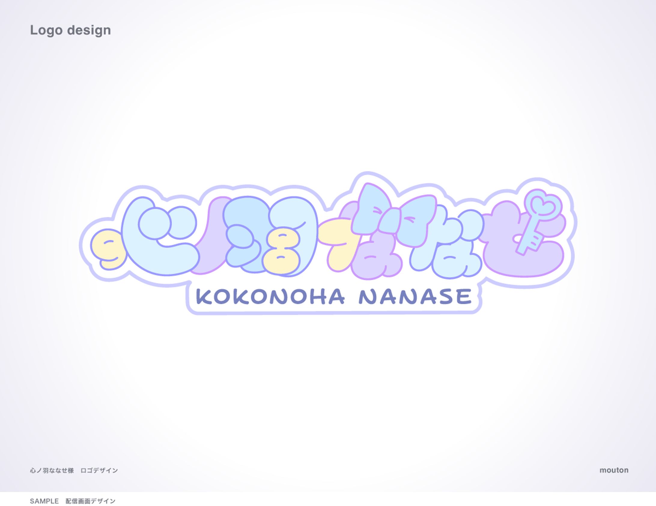 心ノ羽ななせ様　ネームロゴ-1