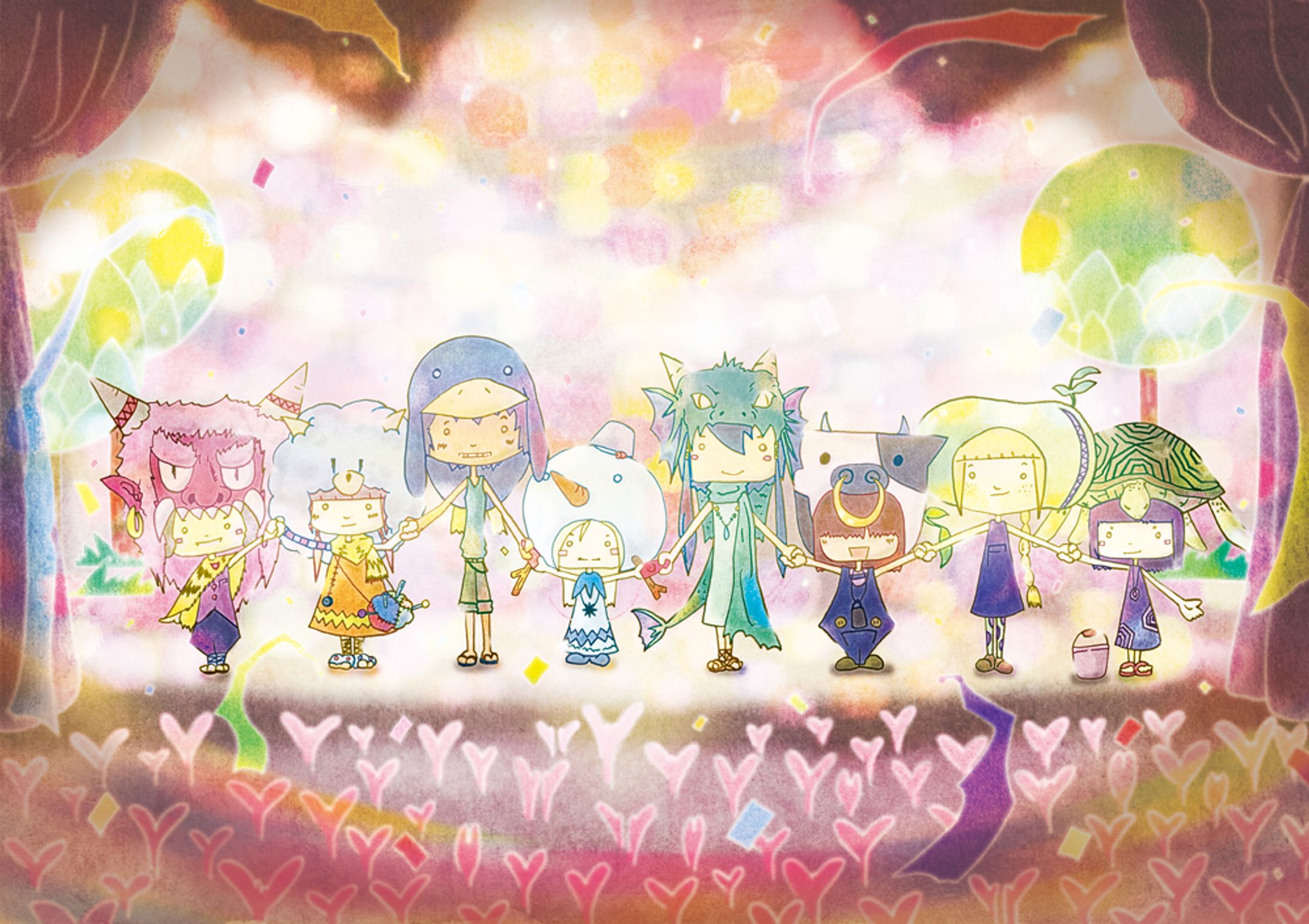 イラスト「Curtaincall」-1