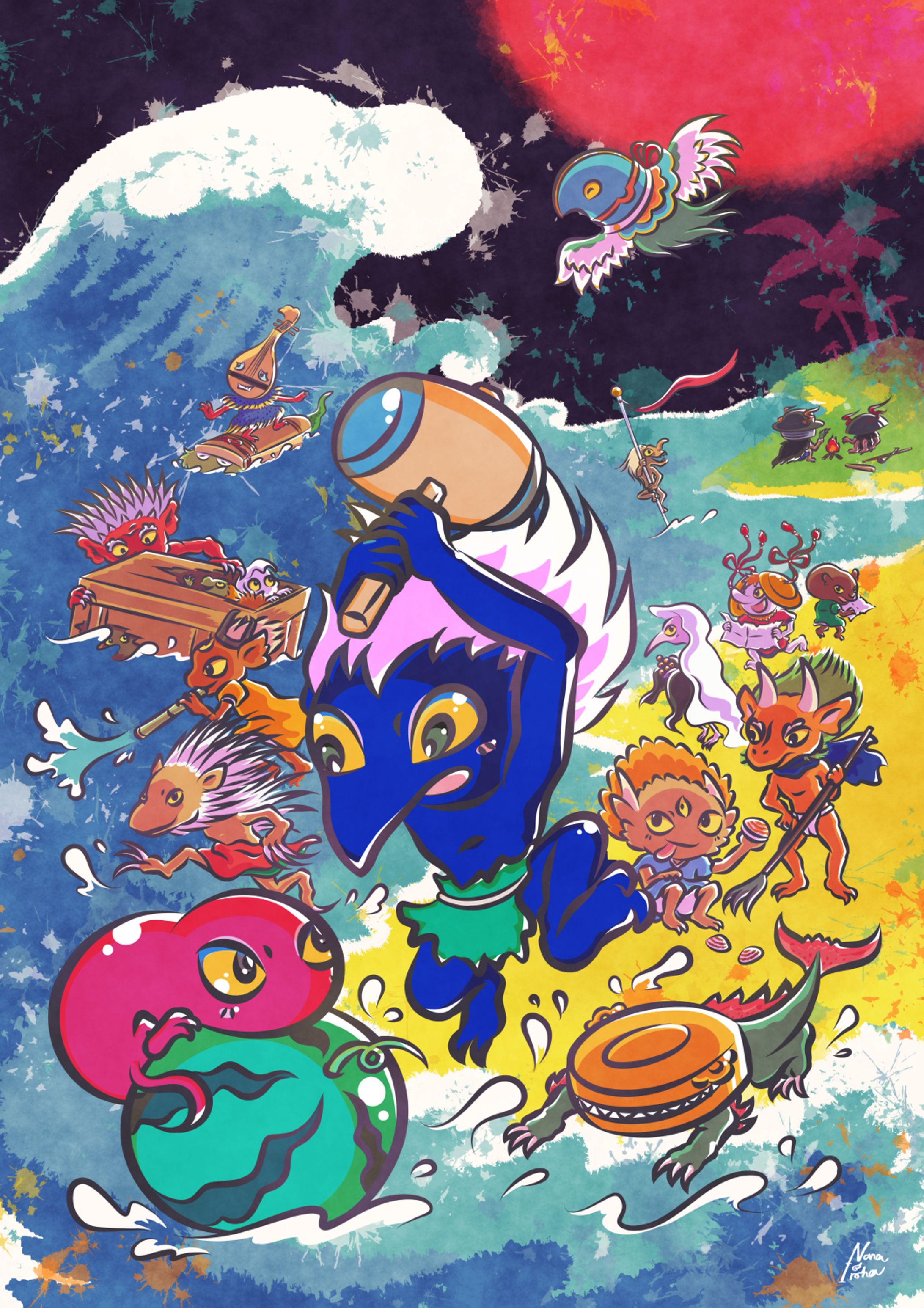 妖怪イラスト（大型）-1