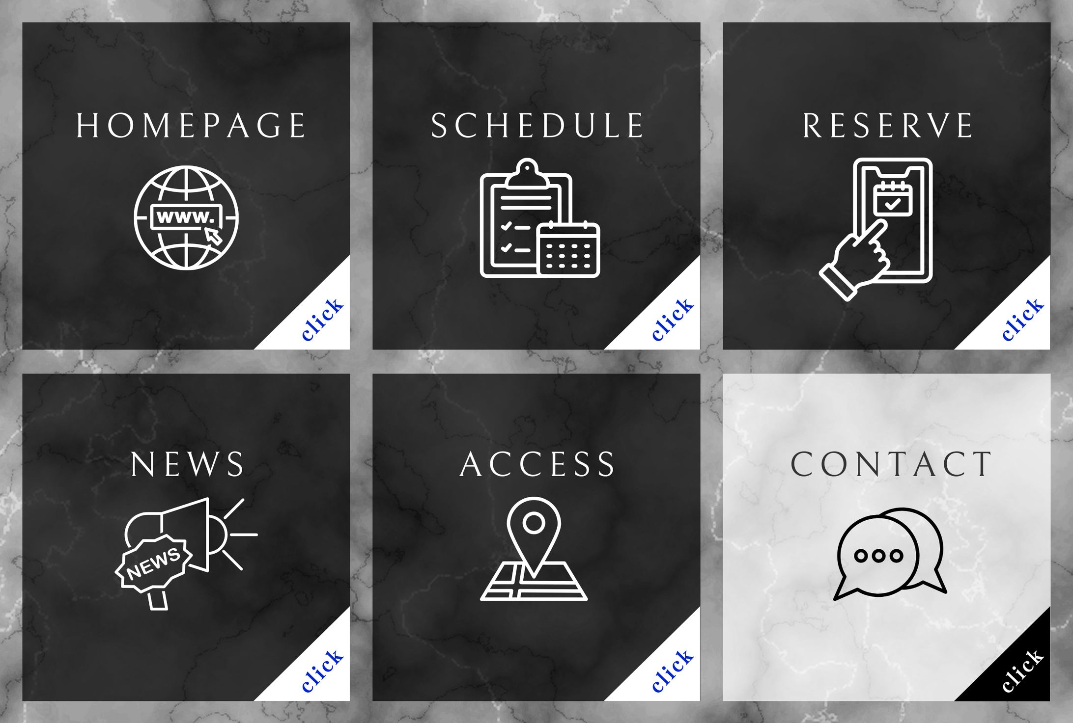 LINEリッチメニュー　大　スタイリッシュ-1