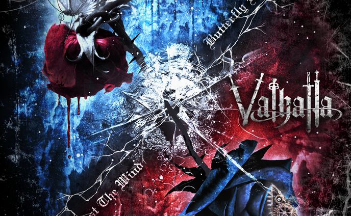 Valuhalla「Butterfly Effect/Against The Wind」　CDcover illust