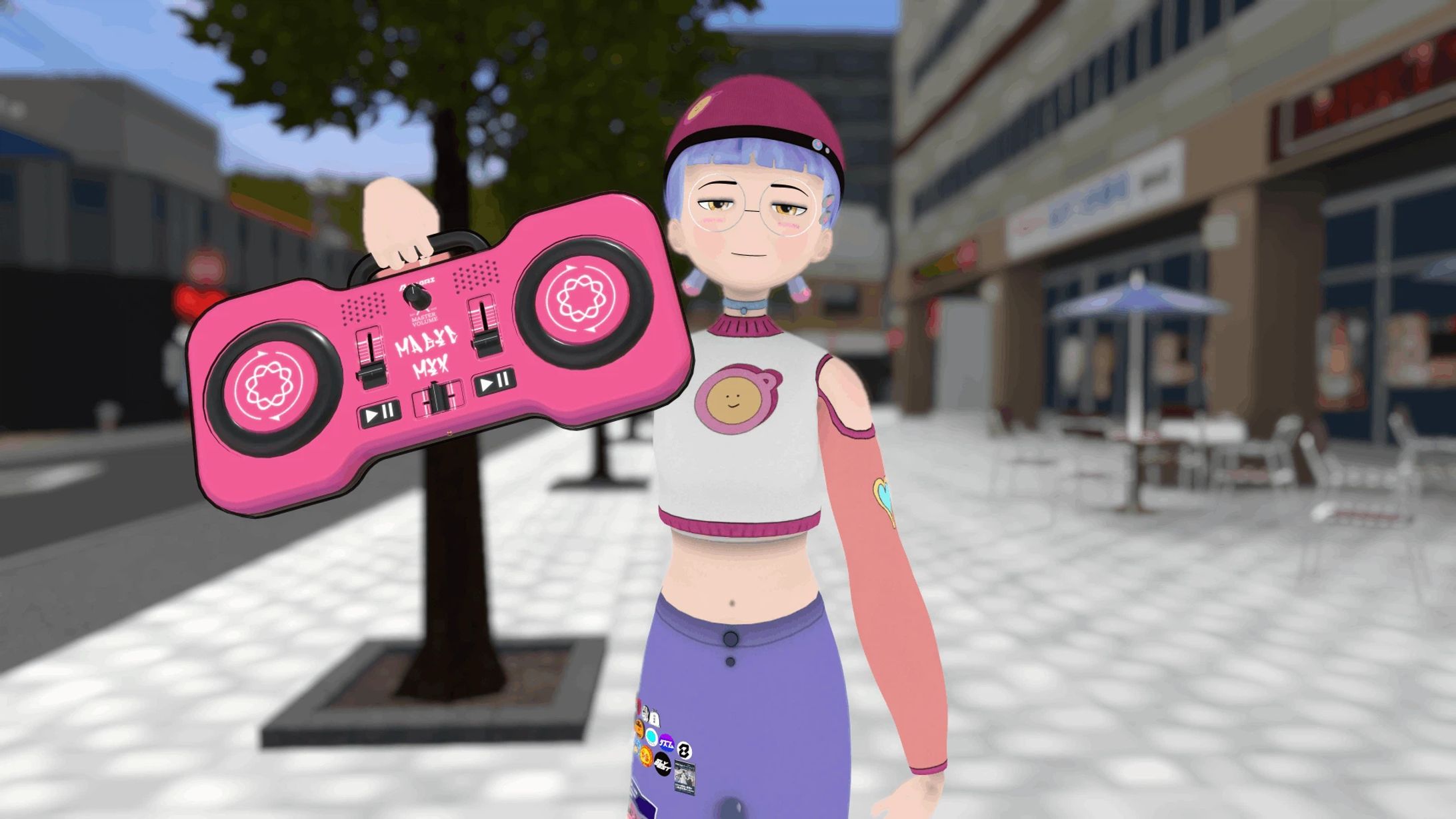 VRDJコントローラー3Dモデル宣材の被写体-1