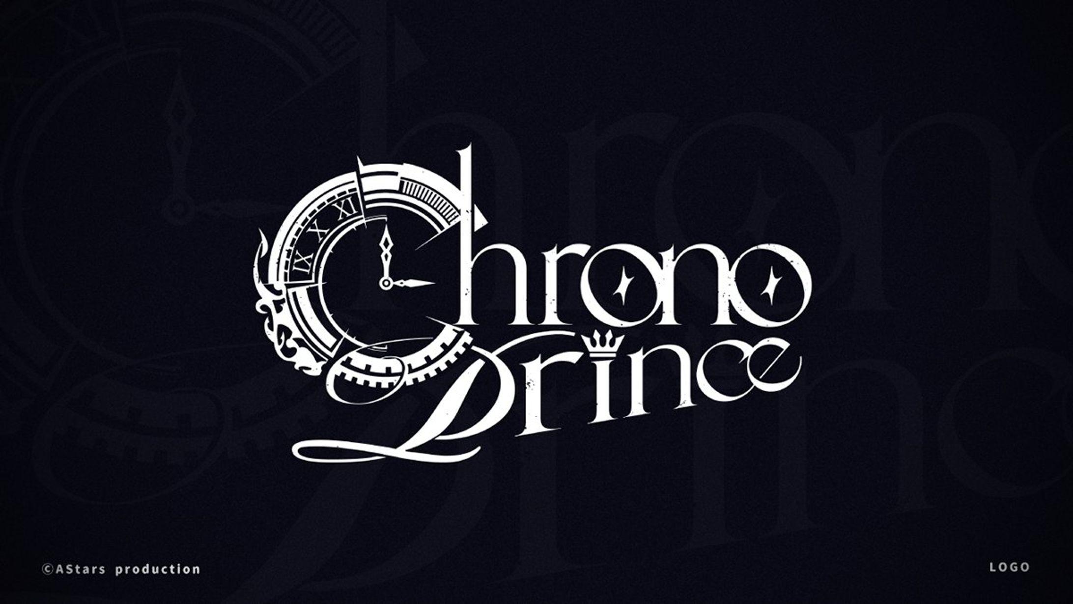 【AStars production】Chrono prince ロゴデザイン-1