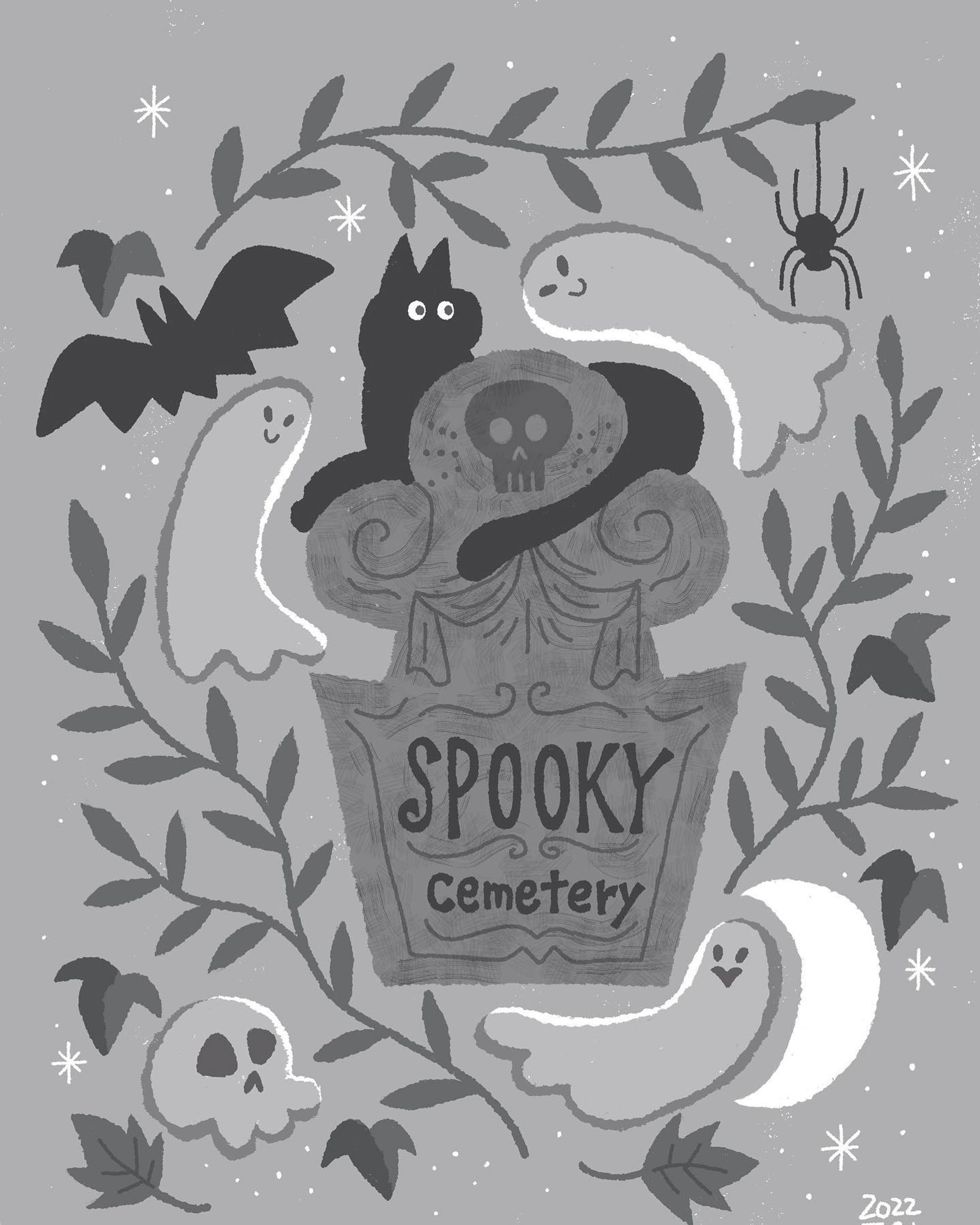 SPOOKY NIGHT

#halloween #spooky 
#spookyseason #artwork 
#photoshop #illustration 
#adobephotoshop #monochrome 
#1日1絵 #ハロウィーン 
#イラストレーター #高井じゅり 
#autumn #october 
#digitalillustration #blackcat-1
