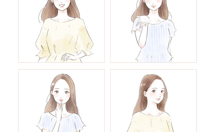 化粧品会社様のWebサイト／SNS投稿用イメージキャラクター
