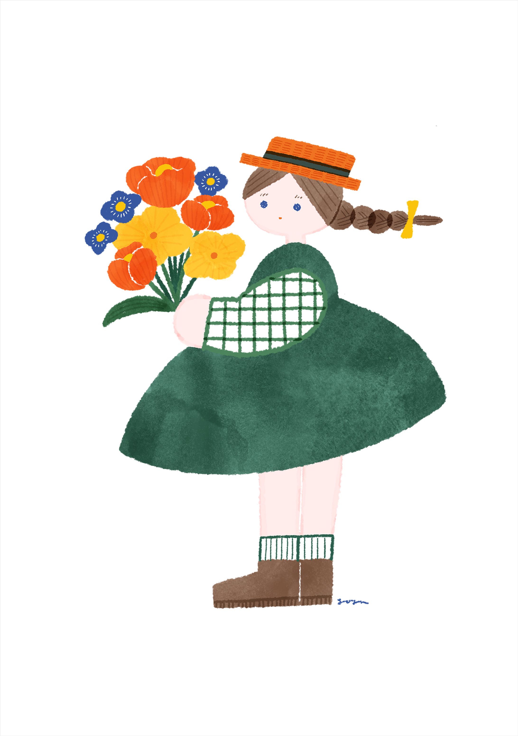 カットイラスト・花束-1