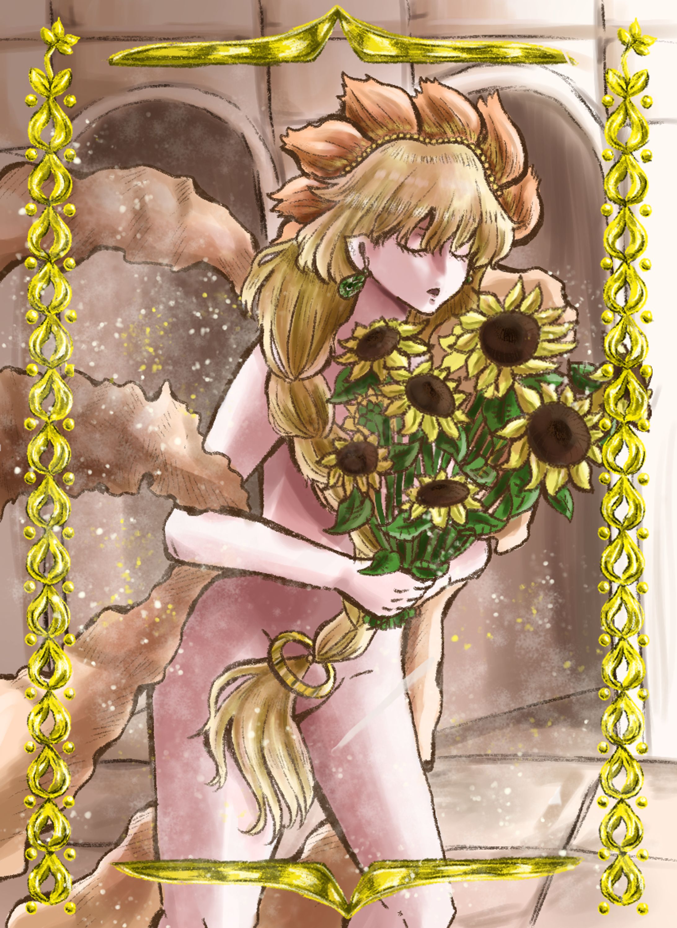 オリジナルトレーディングカードデザイン「獅子座」「お星様」-1