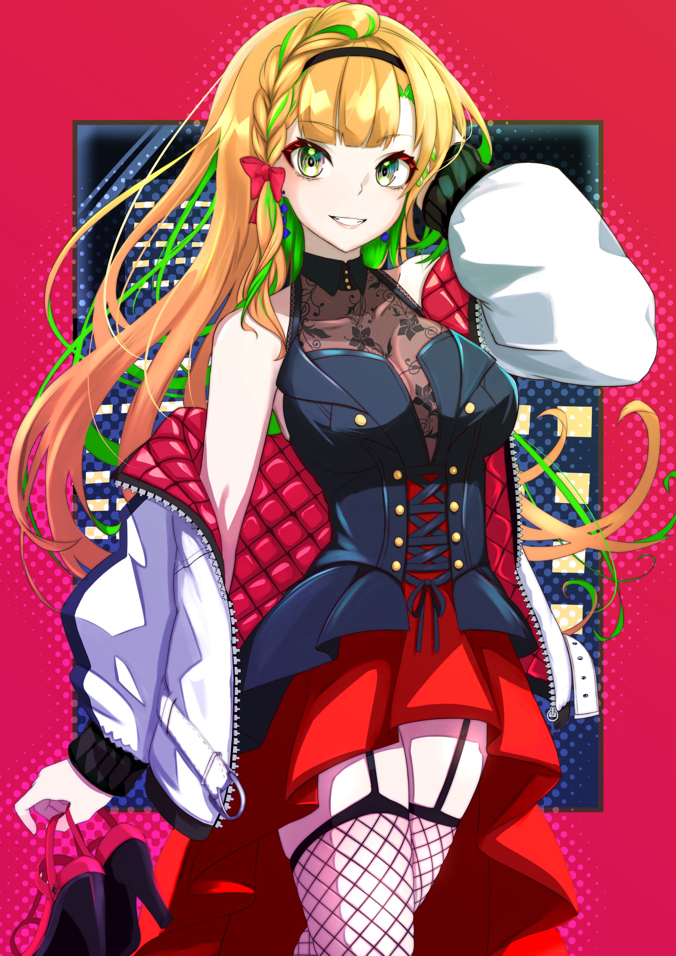 依頼絵　Haley Applesauce with Dress-1