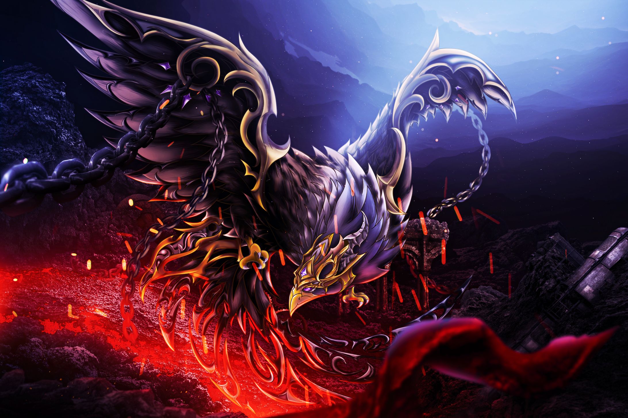 Illustration -鷲--1