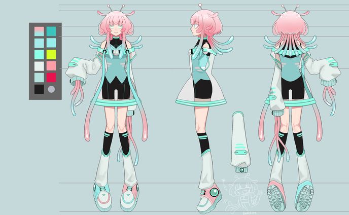 キャラデザ/立ち絵参考