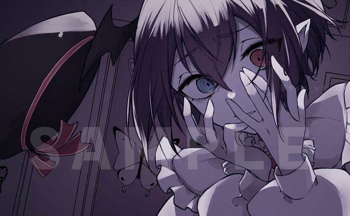 歌ってみたMV用イラスト