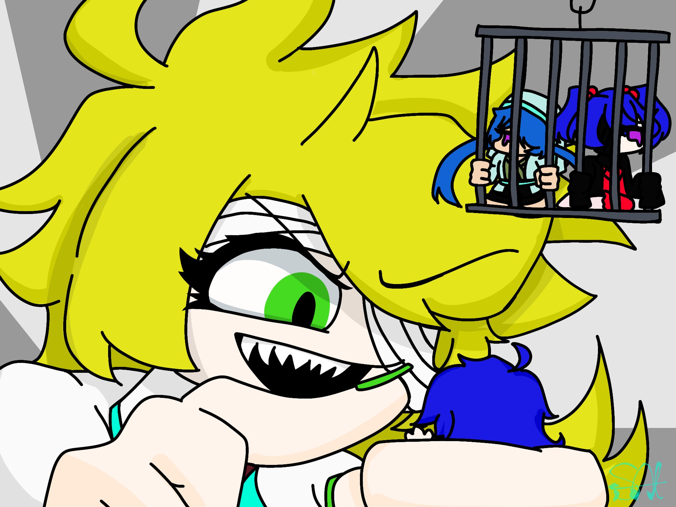 Scaredy cat!!-1