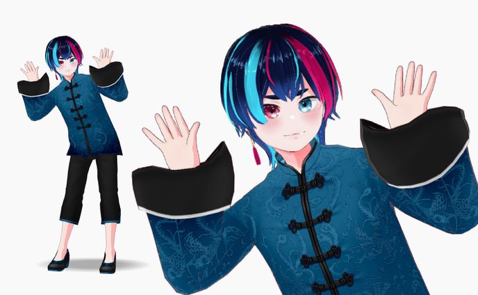 3Dモデル-風和吏わと