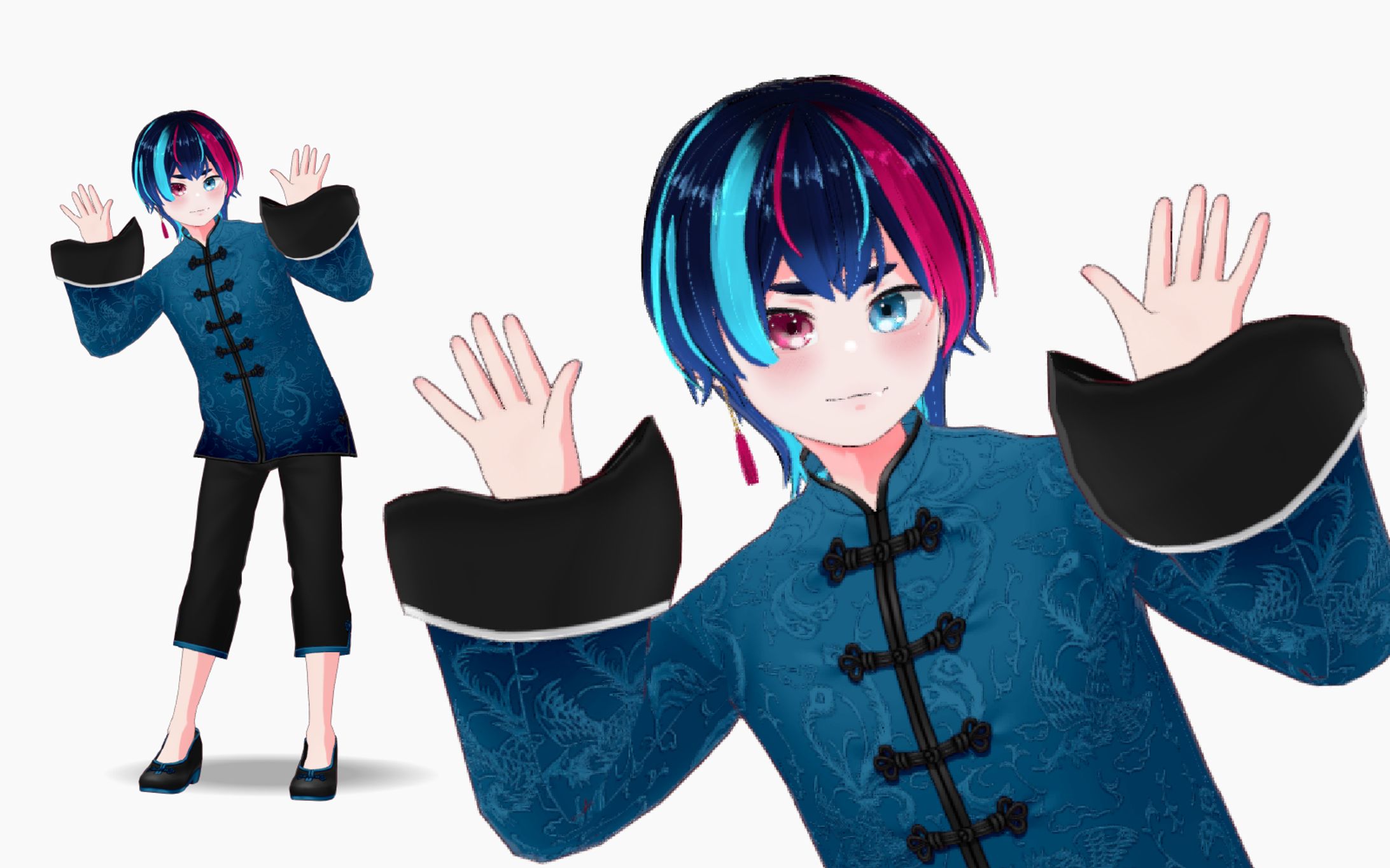 3Dモデル-風和吏わと-1