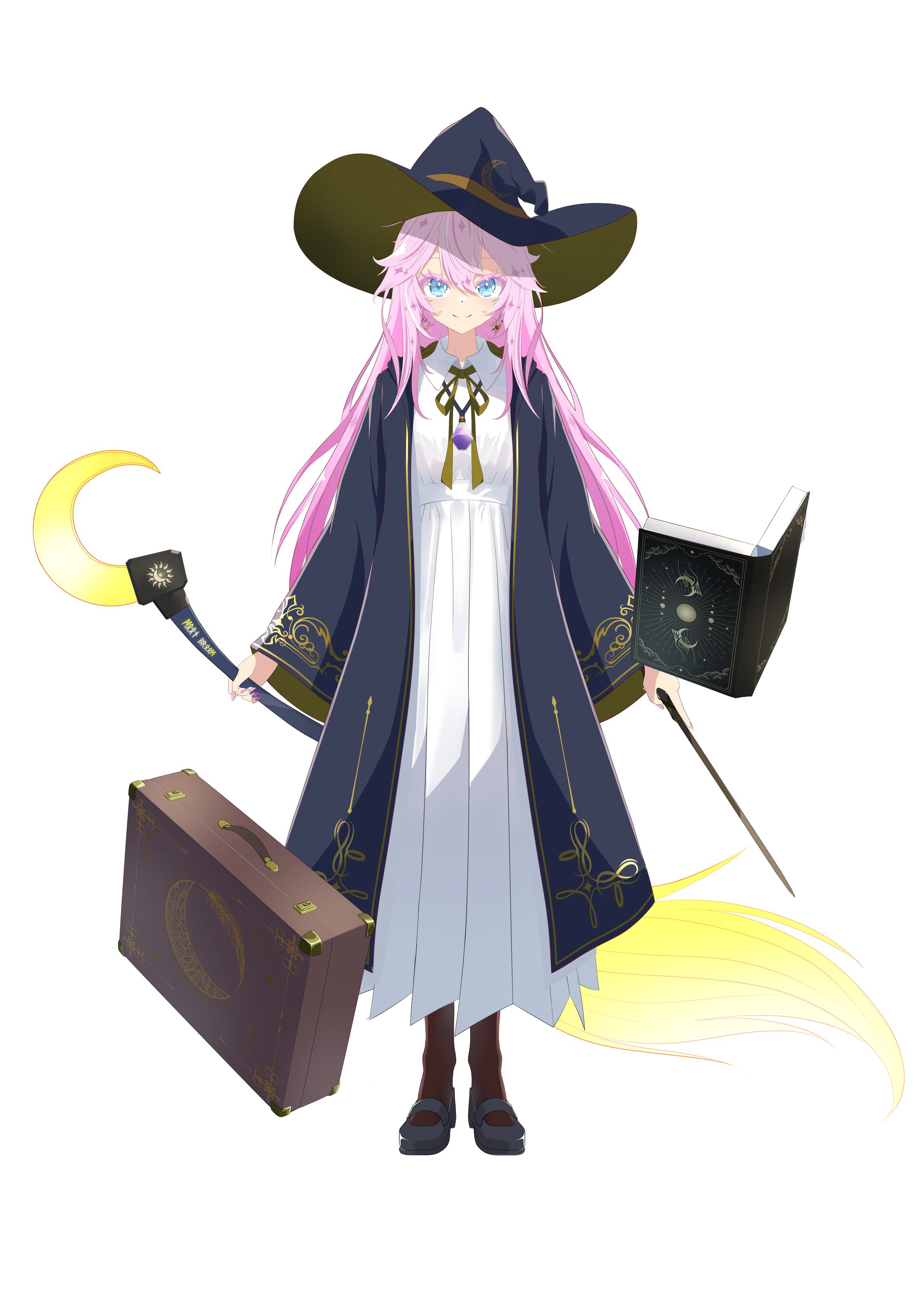 月の魔女【Live2D向けパーツ分け済みPSD】-1