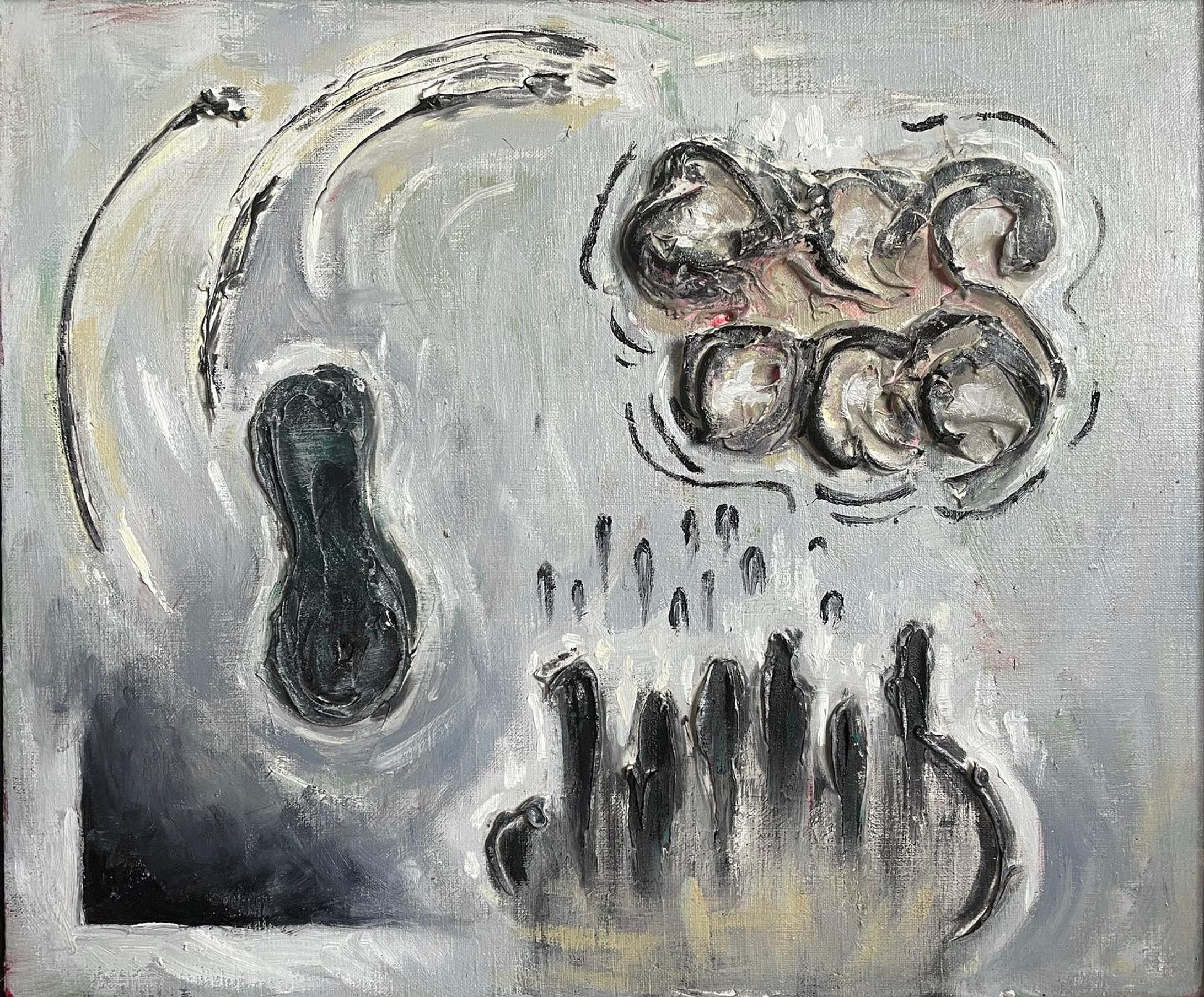 『still life〈mark〉』

2023年　F8号（380×455mm）

#油彩画 #油絵 #art #oilpainting-1