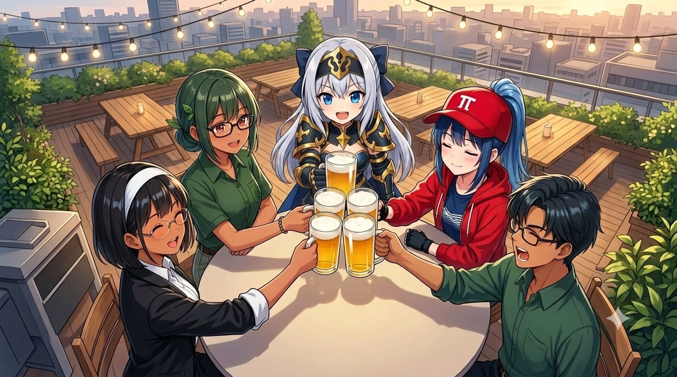 ブレイズさんとビアガーデン-1