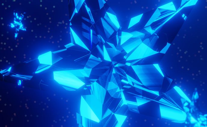 【モデリング】ガラスの星