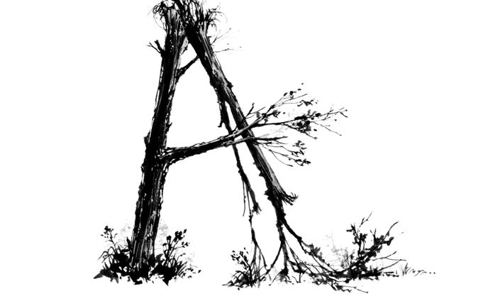 文字、趣味絵